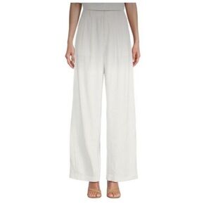 ANTONIO MELANI Emmeline Linen Blend Wide Leg Trousers 24